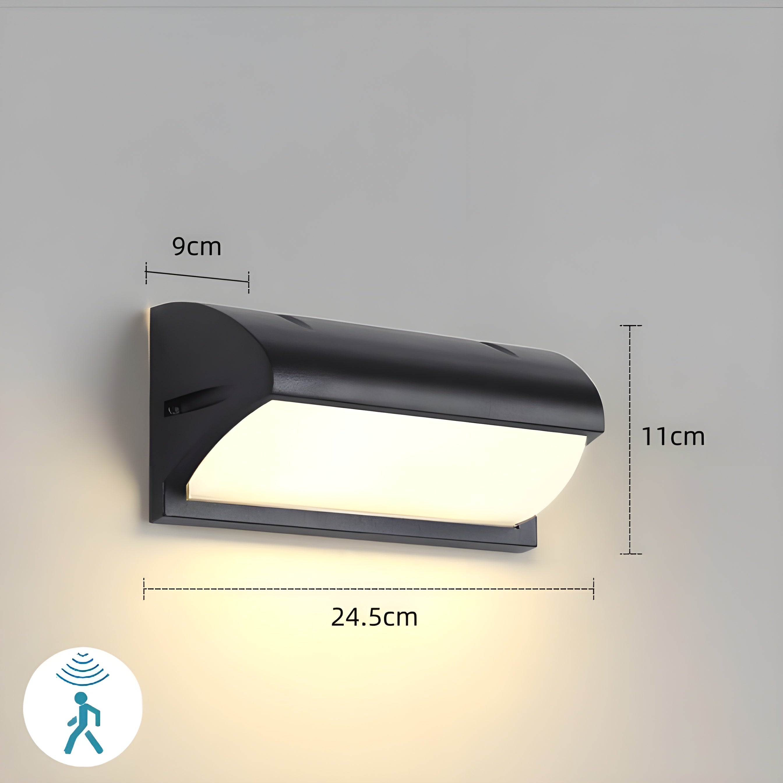 BowLift | LED Outdoor Motion Sensor Waterproof Wall Lamp