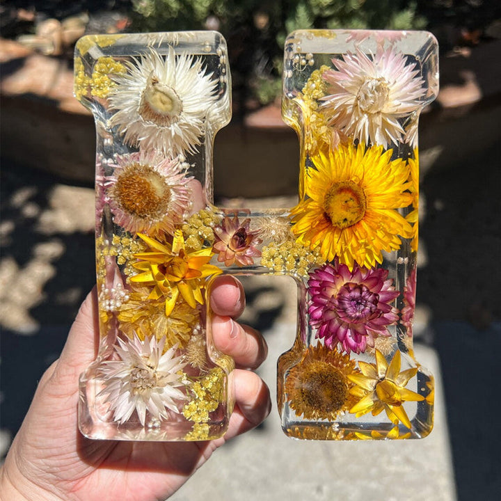 BowLift | Dried Flower Letters Night Light