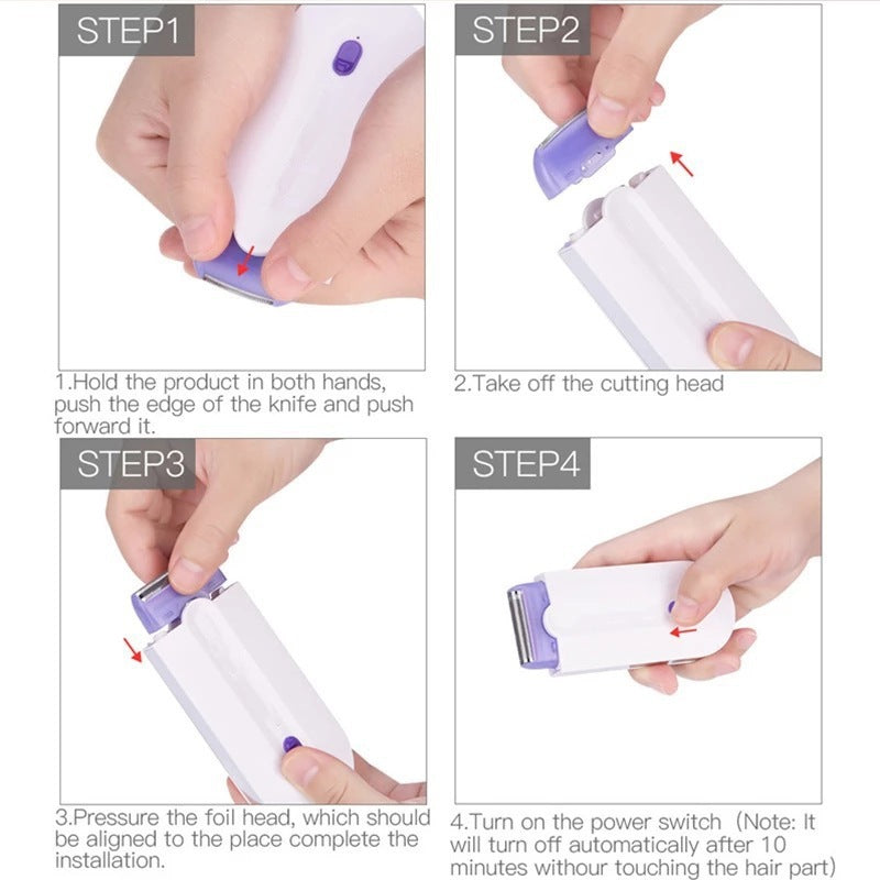 Men's Instant Smooth Pain Free Hair Eraser Bowlift