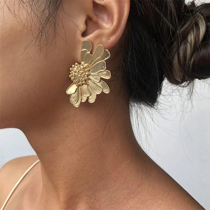 BowLift | Half Flower Enamel Earrings