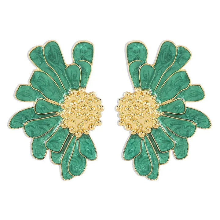 BowLift | Half Flower Enamel Earrings