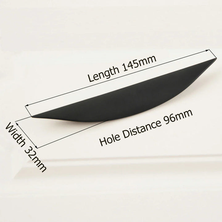 Half Moon Cupboard Door Pulls Kitchen Cabinet Handles and Drawer Knobs | Bowlift