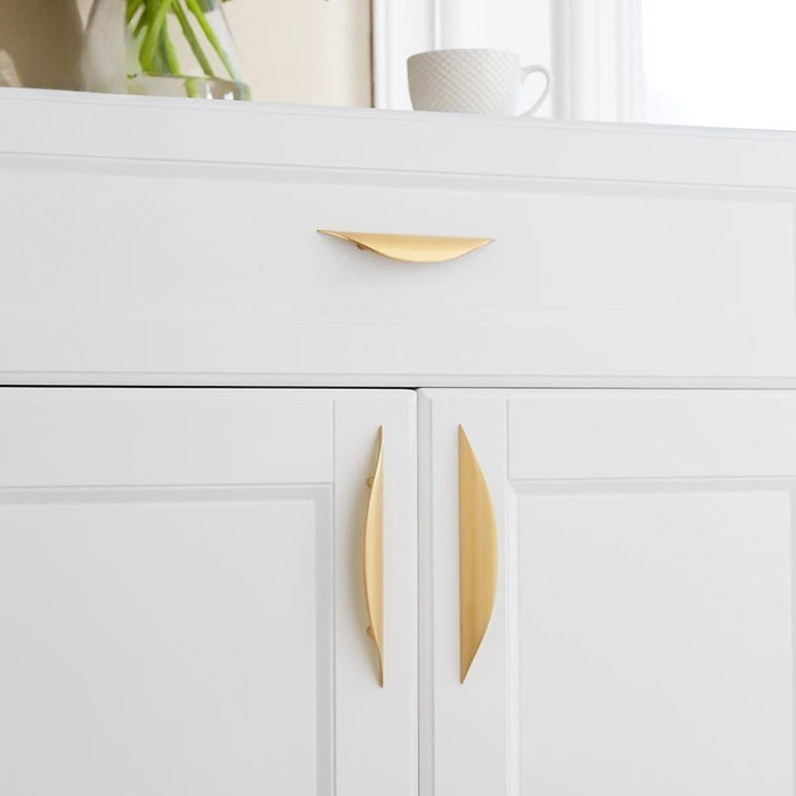 Half Moon Cupboard Door Pulls Kitchen Cabinet Handles and Drawer Knobs | Bowlift