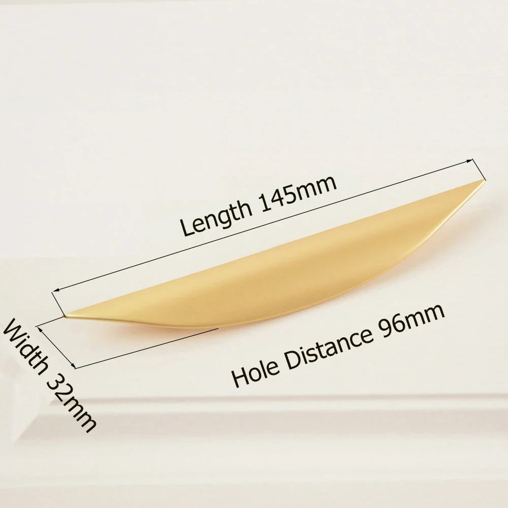 Half Moon Cupboard Door Pulls Kitchen Cabinet Handles and Drawer Knobs | Bowlift