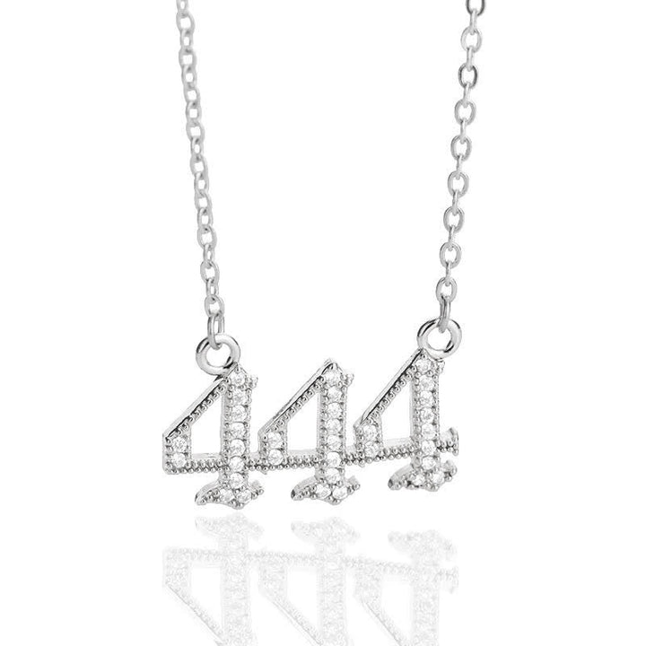 BowLift | Zirconia English Numbers Necklace – Seraphina