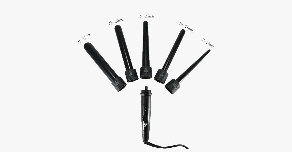 BowLift | Achieve the salon look with the curling iron set and the heat-resistant glove