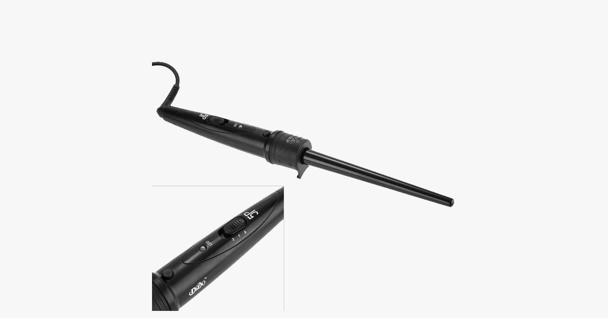 BowLift | Achieve the salon look with the curling iron set and the heat-resistant glove