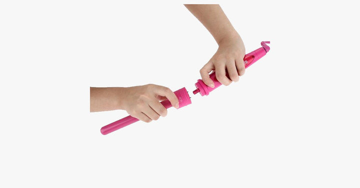 BowLift | Achieve the salon look with the curling iron set and the heat-resistant glove