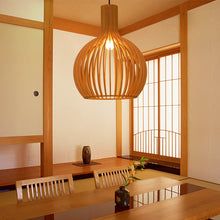BowLift | Handcrafted Wooden Pendant Light - RustikAura