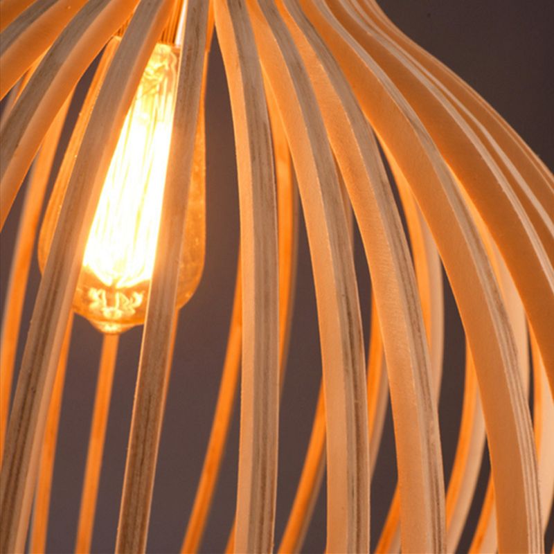 BowLift | Handcrafted Wooden Pendant Light - RustikAura