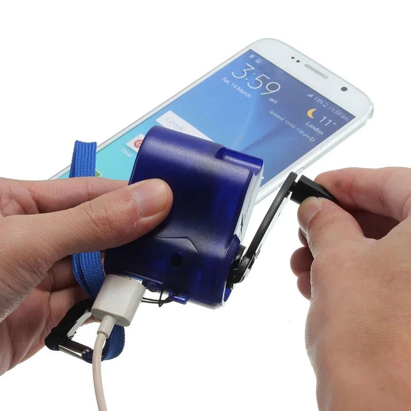 BowLift | HandCrank Charge – Portable USB Emergency Charger for Outdoor Survival