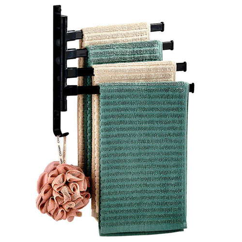 BowLift | Stylish Towelly Towel Rack - in Elegant Black Metal