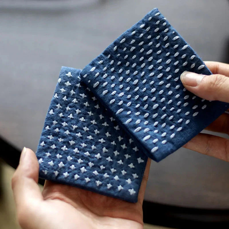 Handmade Cotton Linen Dishcloth Japanese Style Table Napkins Towel | Bowlift