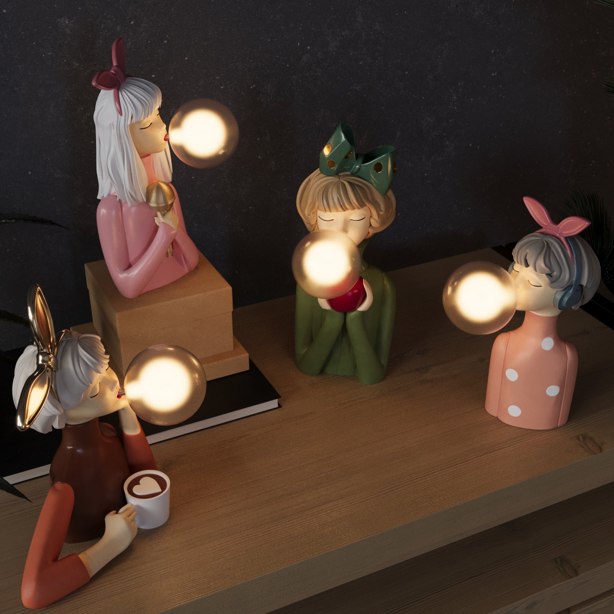 BowLift | Handmade Table Lamp - CraftGlow