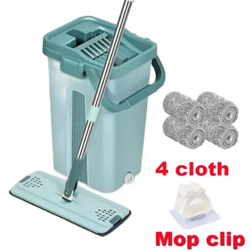 BowLift | Hands-Free Flat Mop with Bucket - FlexiMop