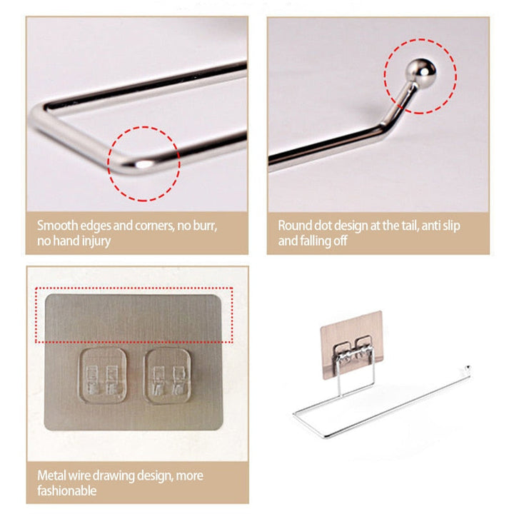 Hanging Toilet Paper Holder Roll Paper Holder Bathroom Towel Rack | Bowlift
