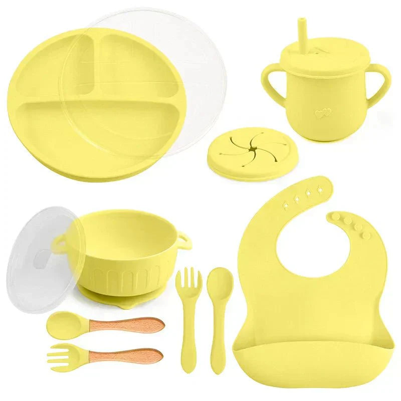 BowLift | Happymeal Set – Colorful silicone tableware for safe & independent eating