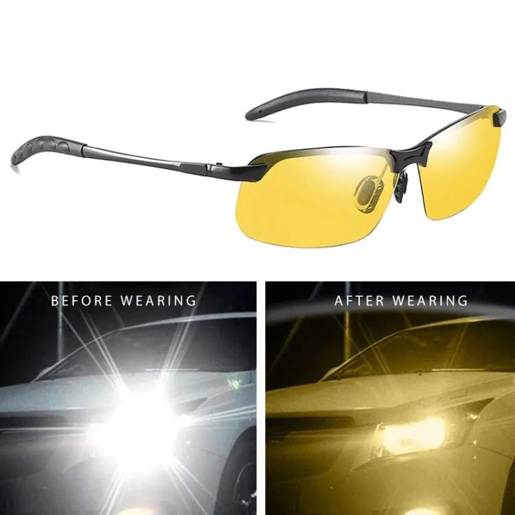 BowLift | Night Driving Glasses | Yellow Lenses to Reduce Glare & Eye Strain for Safer Night Rides