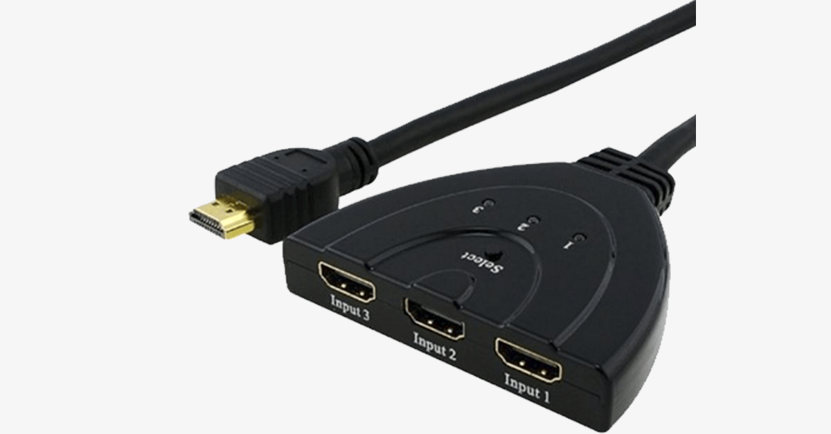 BowLift | HDMI Switch 3*1 (3 Inputs*1 Output) Splitter Switch - Make life easier!