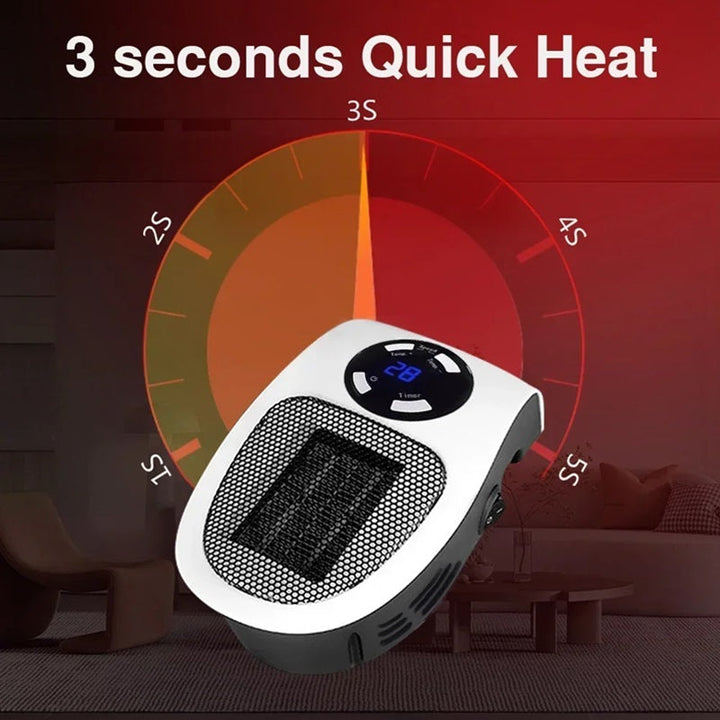 BowLift | Mini Portable Heater with LED Display and Smart Temperature Control