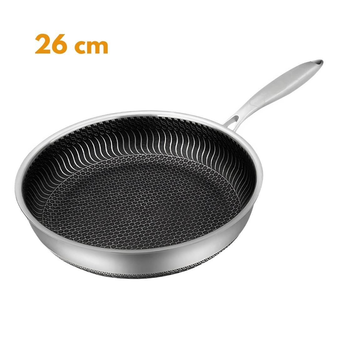 BowLift | PANFORGE – Stainless Steel Non-Stick Pan with Hexa Surface