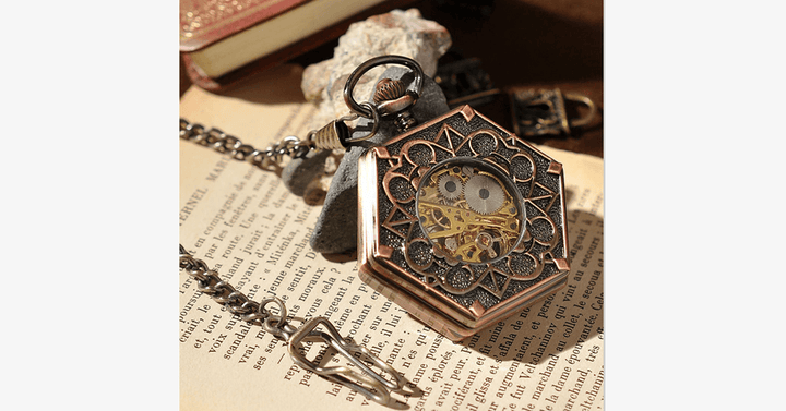 BowLift | Hexlock Mechanical Pocket Watch - Track Time Stylishly