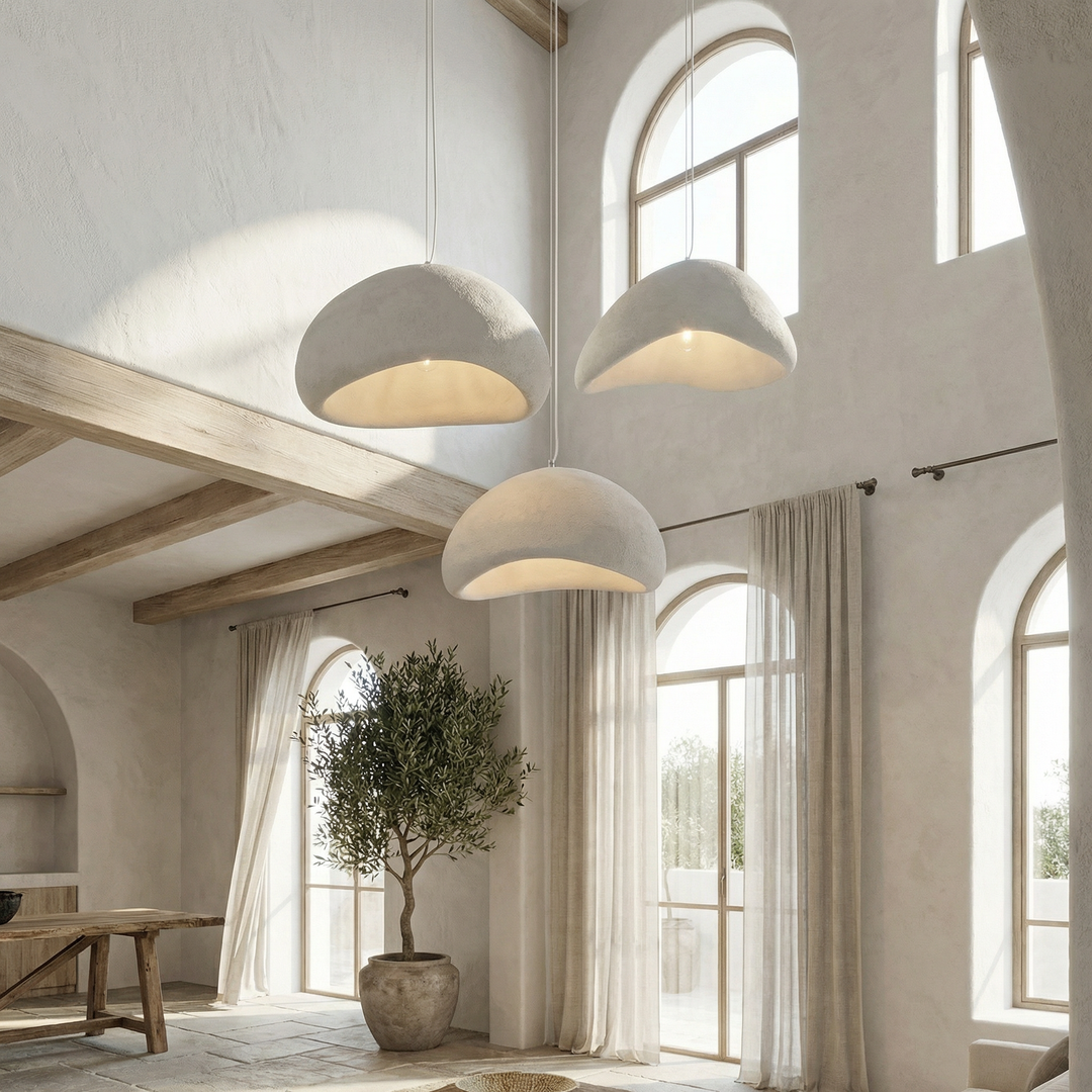 Wabi Sabi Pendant Light Bowlift