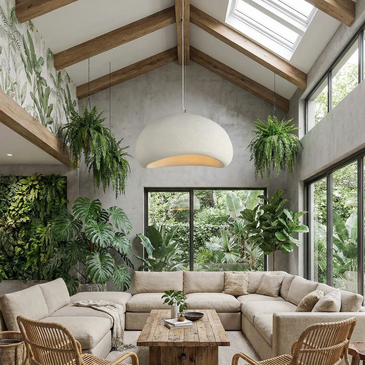 Wabi Sabi Pendant Light Bowlift