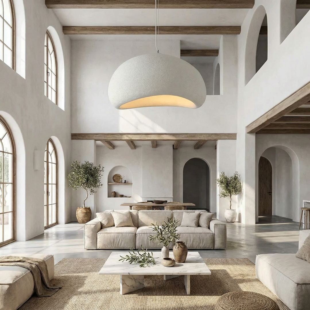 Wabi Sabi Pendant Light Bowlift