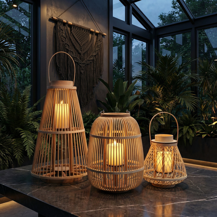 Rattan Lanterns Bowlift