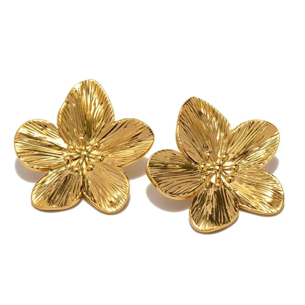 BowLift | Hibiscus Floral Stud Earrings