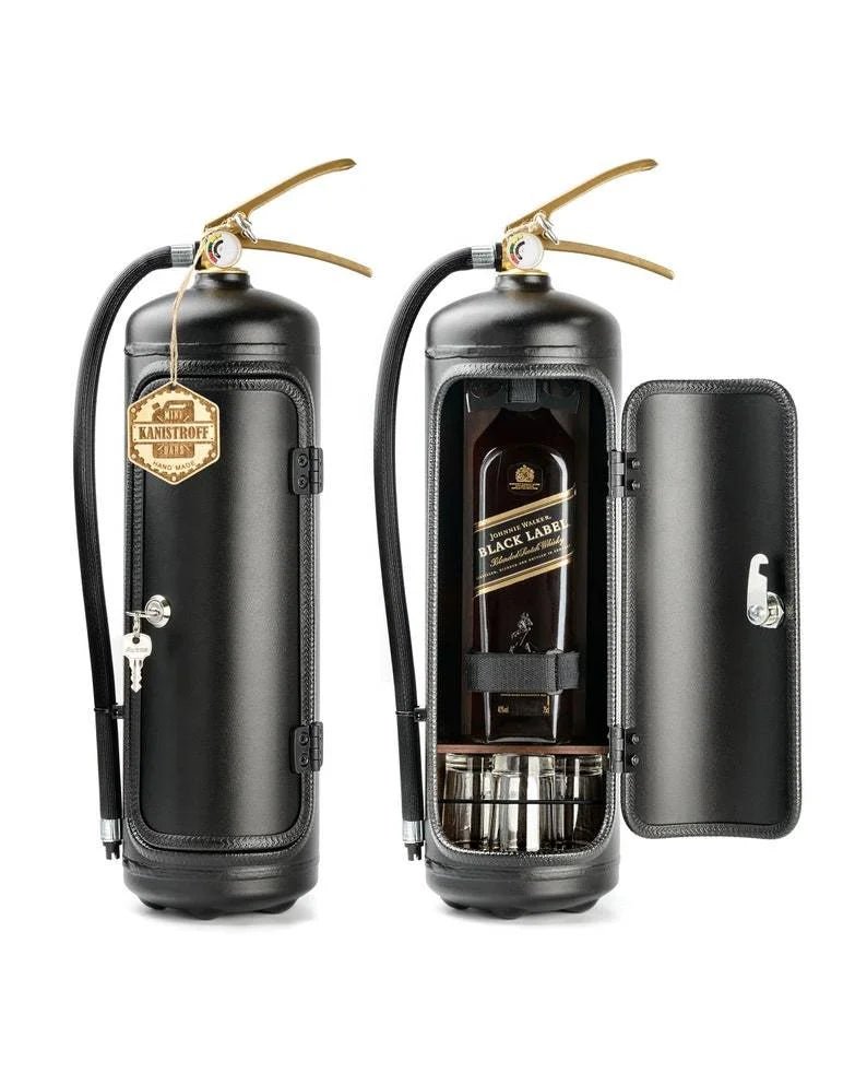 BowLift | SPARKSTASH – Hidden Drink Storage in Fire Extinguisher Design