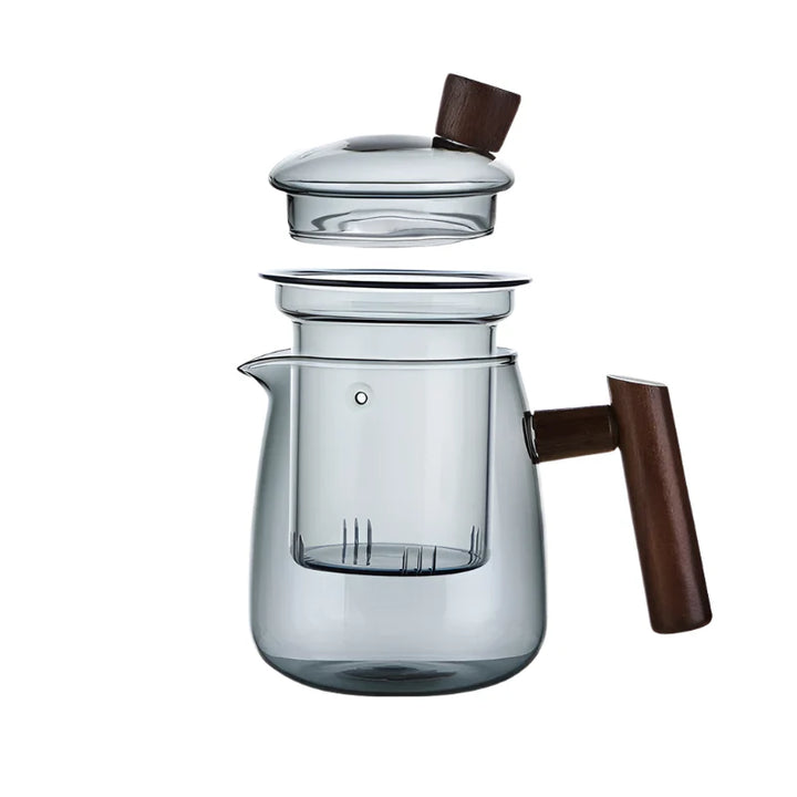 High Borosilicate Glass Teapot Heat Resistant Transparent Teaware | Bowlift