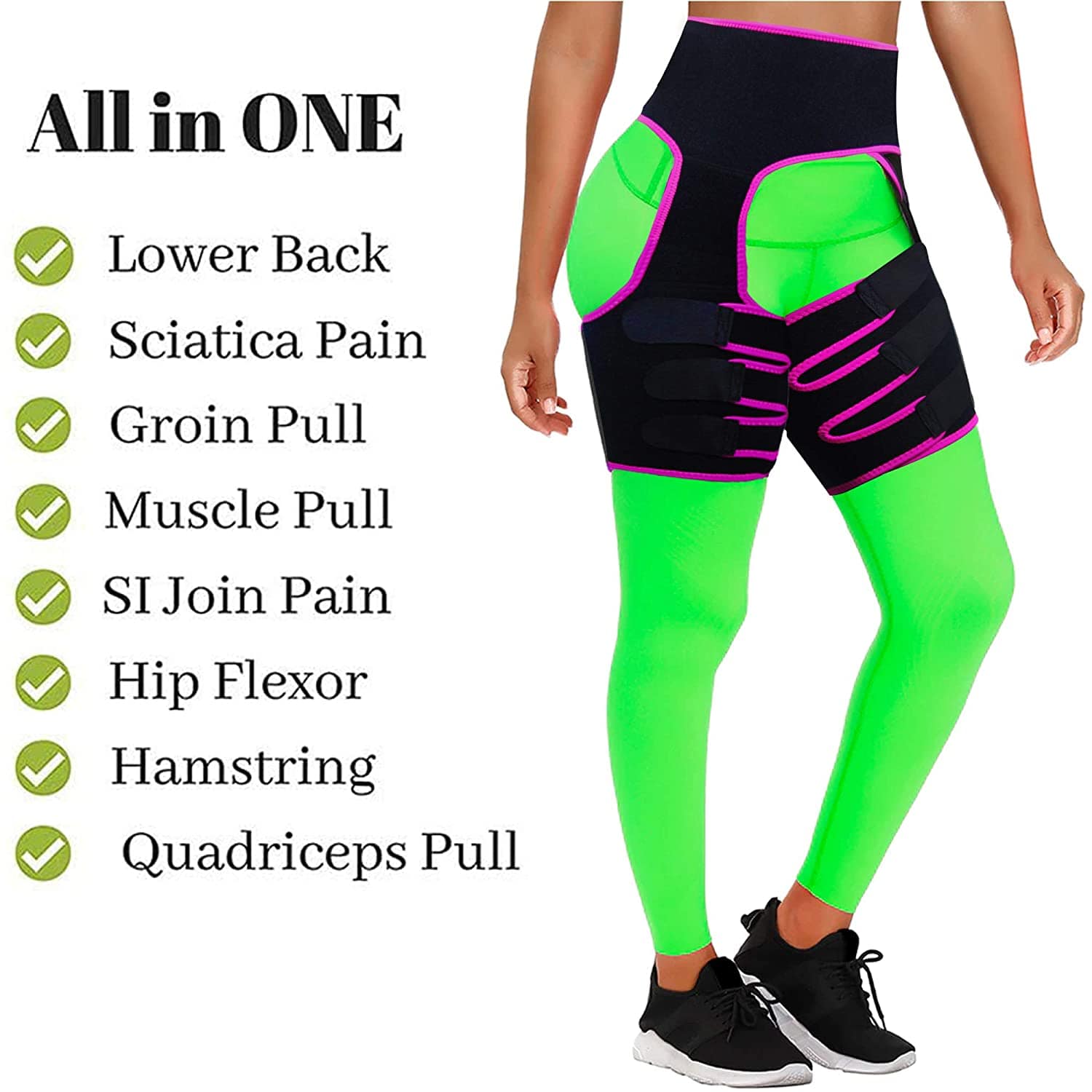 BowLift | Hip and Thigh Support Band for Pain Relief - FlexiSupport
