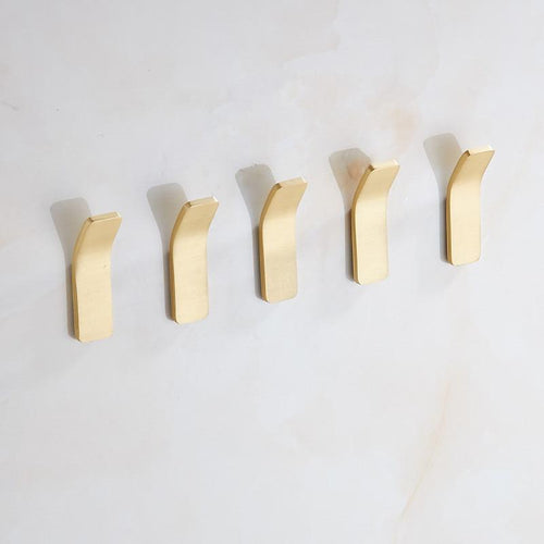 BowLift | Golden Wall Hooks – Luxurious Brass Coat Hooks for Hallway and Bedroom