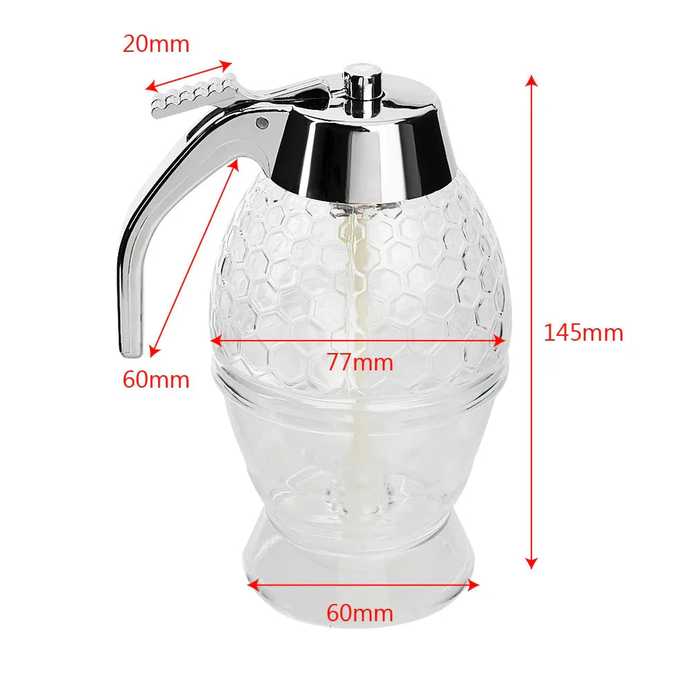Honey Jar Container Honey Bottle Storage Bee Drip Dispenser | Bowlift