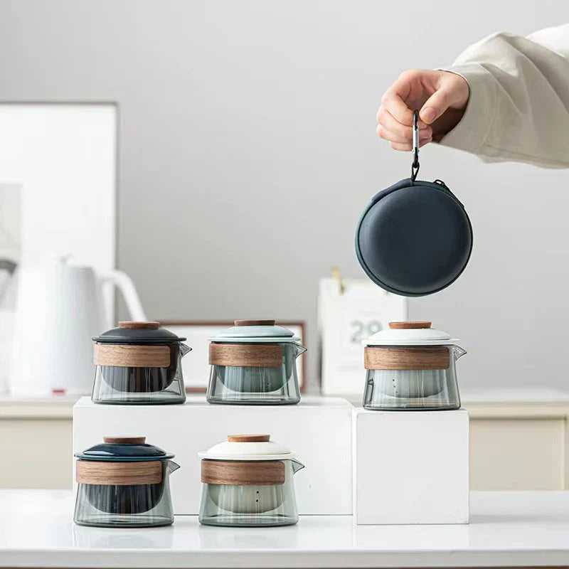 BowLift | Portable and Stylish Tea Set with Teapot and Cups – Perfect for On-the-Go