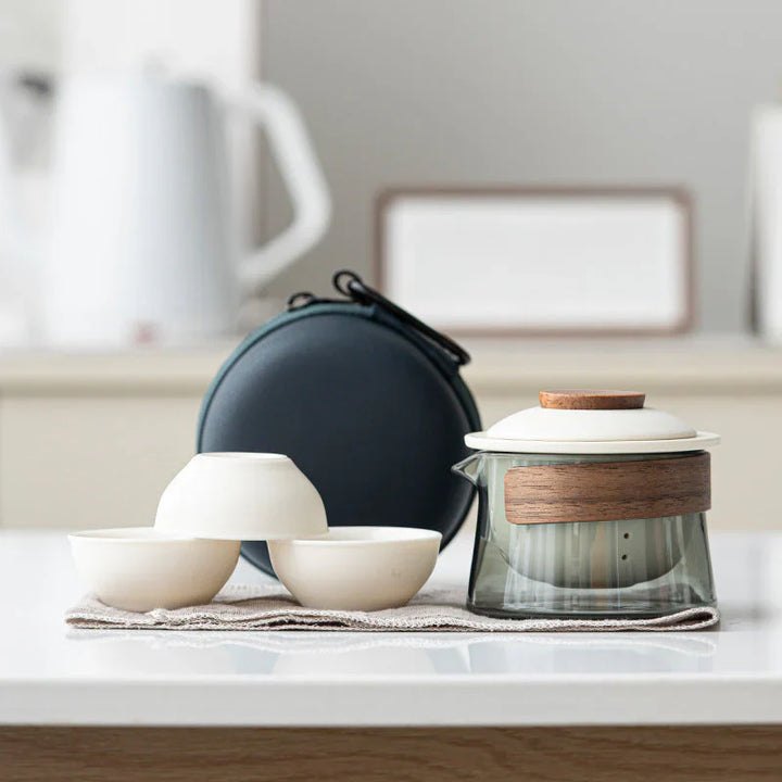 BowLift | Portable and Stylish Tea Set with Teapot and Cups – Perfect for On-the-Go