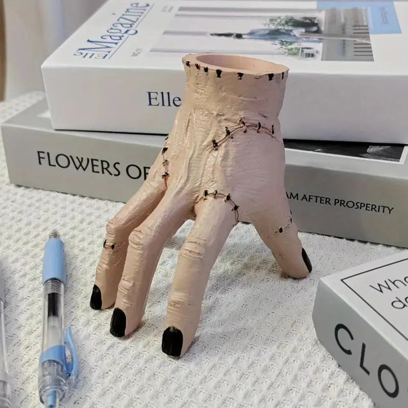 BowLift | Bone Hand Shaped Pen Holder