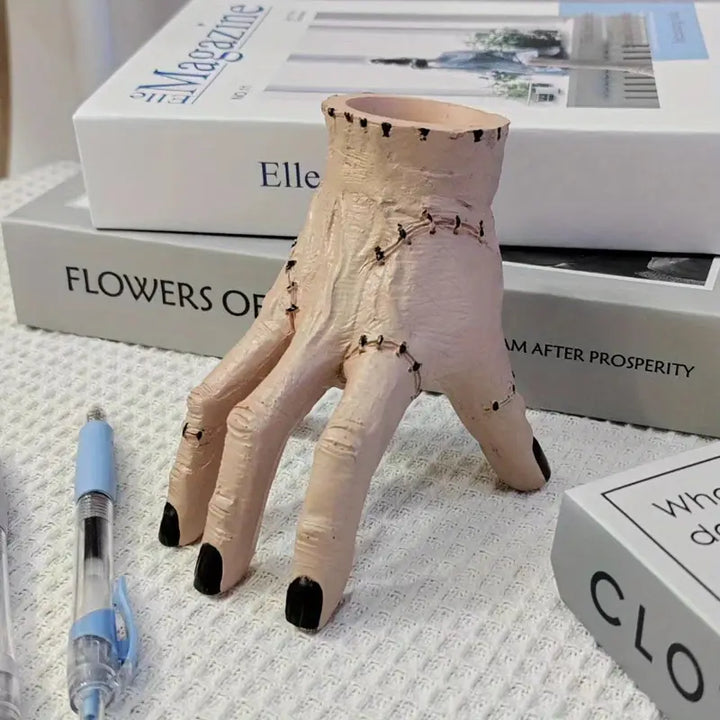BowLift | Bone Hand Shaped Pen Holder