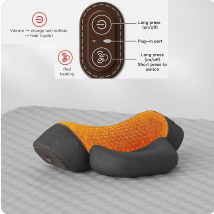 BowLift | NeckEase Orthopedic Therapy Pillow – Memory Foam Neck & Spine Support for Pain Relief & Better Sleep