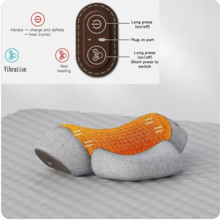 BowLift | NeckEase Orthopedic Therapy Pillow – Memory Foam Neck & Spine Support for Pain Relief & Better Sleep