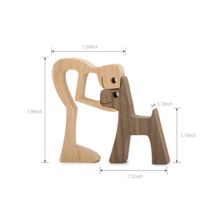 WoodenSculpt – Handmade Wooden Sculpture for Interior Bowlift