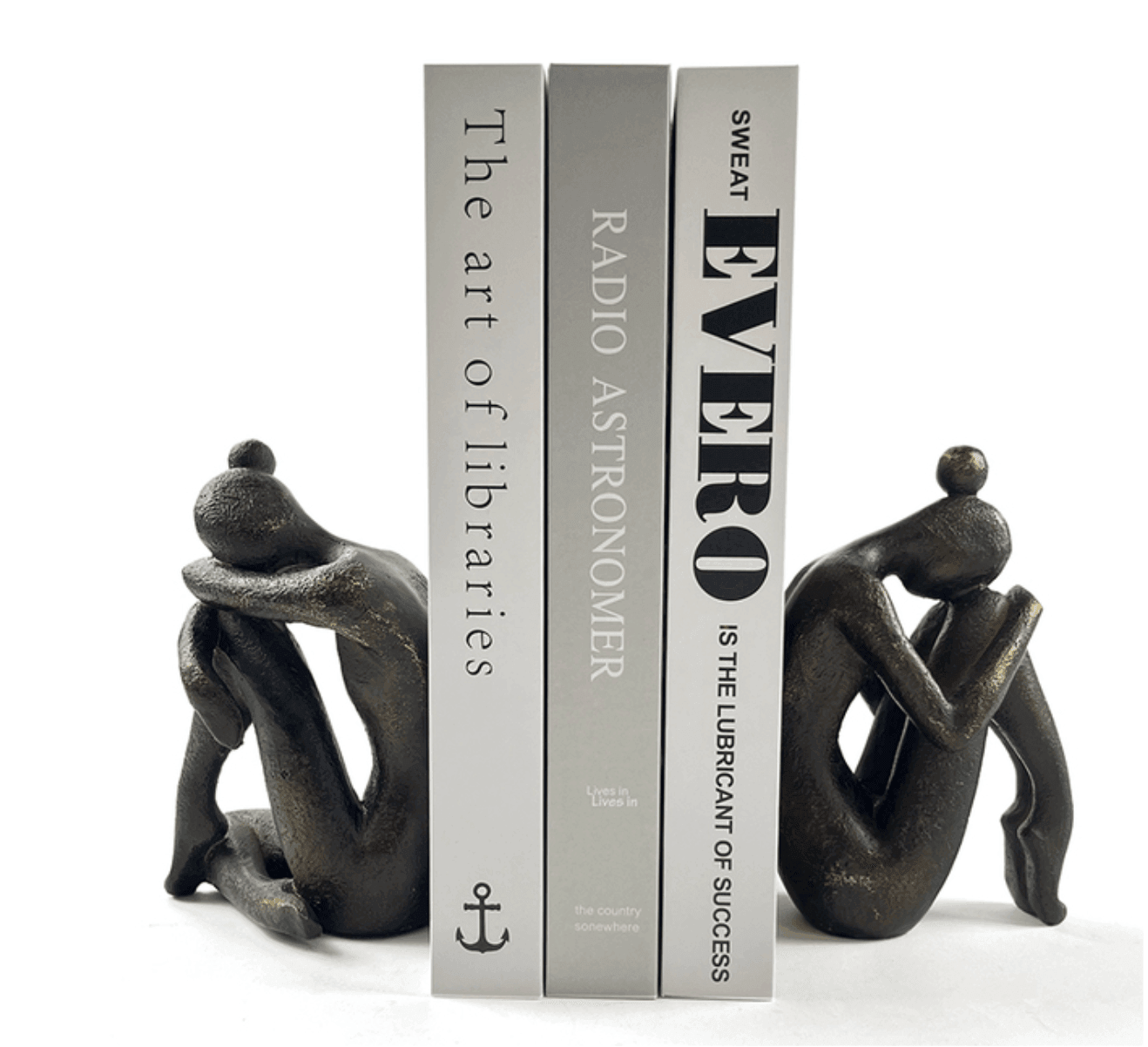 BowLift | Human-shaped resin bookends set