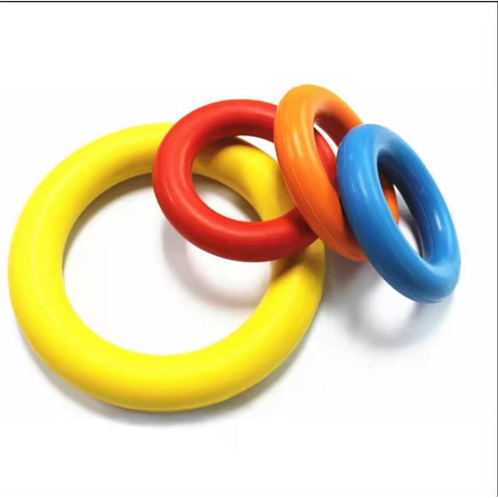 Dog Anti-Bite Training Ring ø9 cm made of Rubber - assorted colors | Bowlift