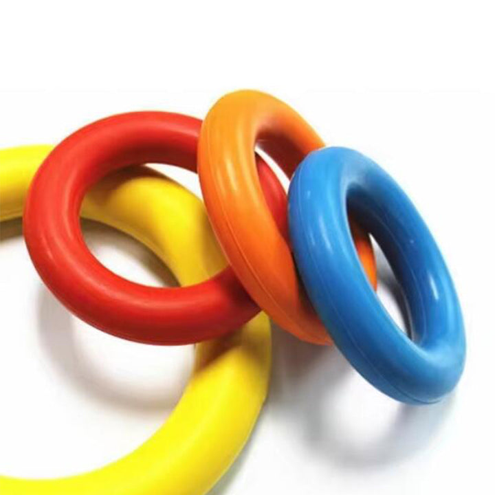 Dog Anti-Bite Training Ring ø9 cm made of Rubber - assorted colors | Bowlift