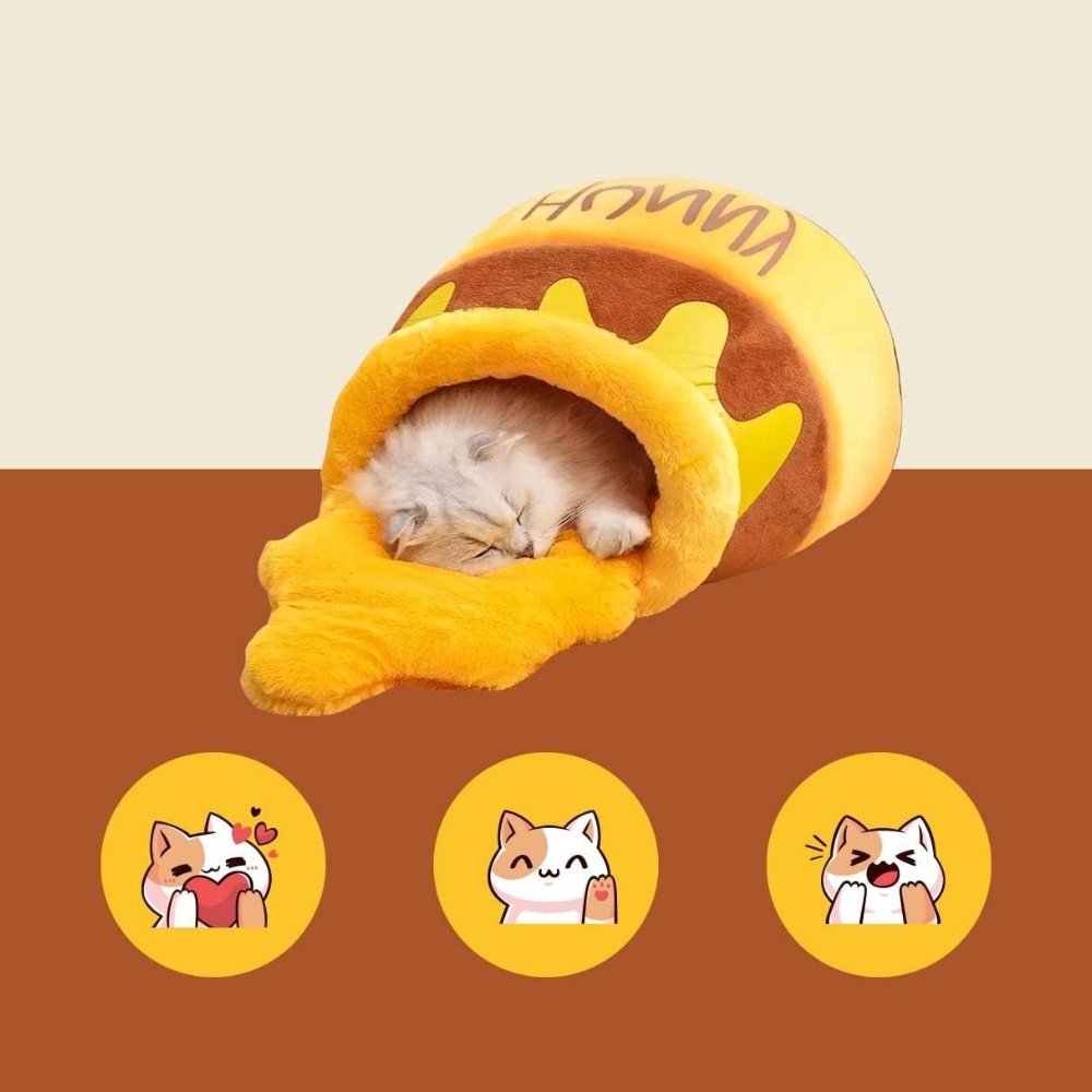 HunnyPot • Honey Cat Bed - Honey Cat Bed - BowLift