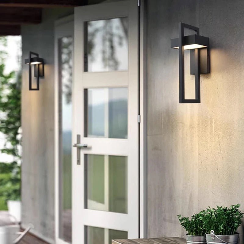 BowLift | Wall Lamp Outdoor Stainless Steel Black