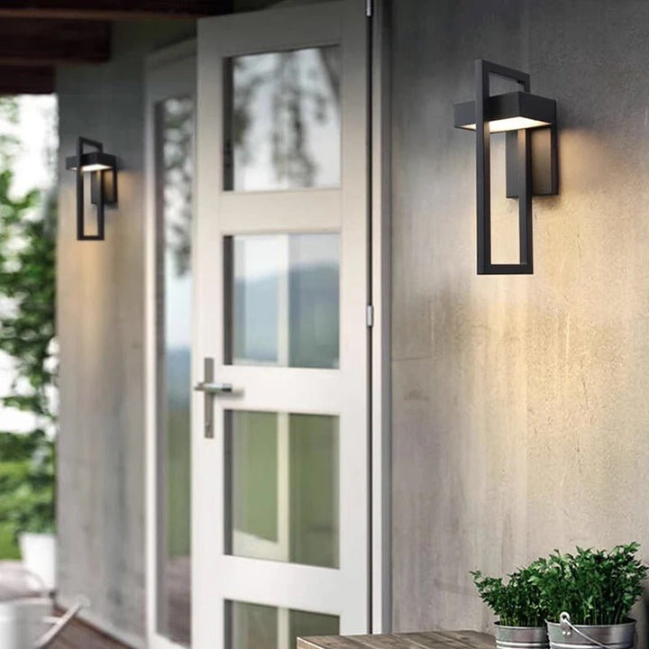 BowLift | Wall Lamp Outdoor Stainless Steel Black