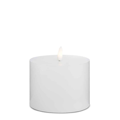 LED Candle (1 piece) with realistic 3D flame 10 x 10 cm | Bowlift